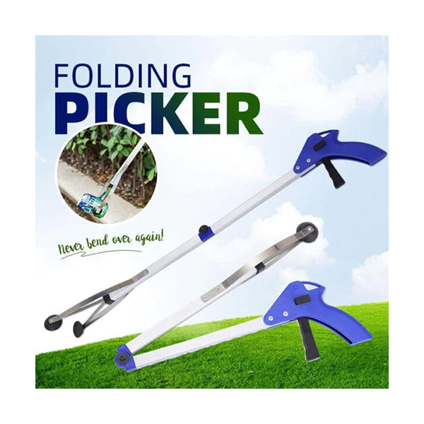Mobileleb Household Supplies Blue / Brand New Foldable Trash Picker Grabber - 98548