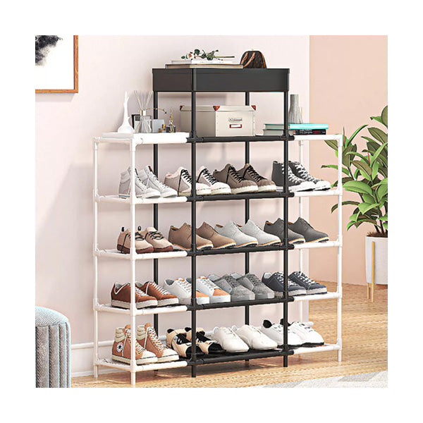 Mobileleb Household Supplies Multifunction Double-color Matching Shoe Rack Organizer - 98511