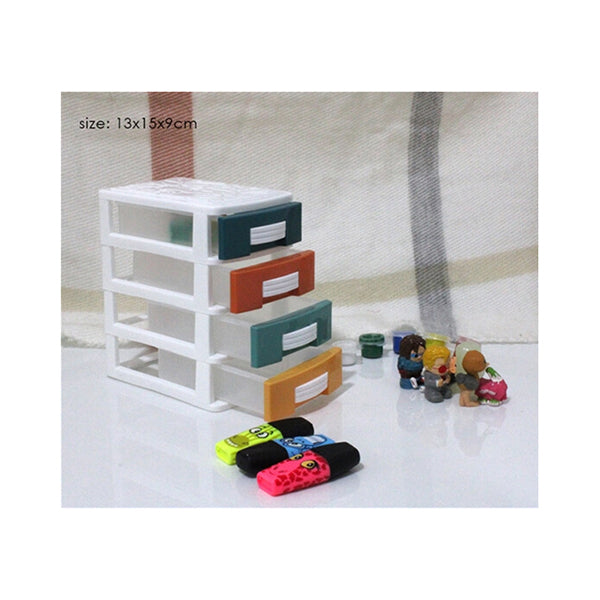 Mobileleb Household Supplies Brand New Storage Drawers, High-quality With 4 Drawers Plastic Storage Box - 14426
