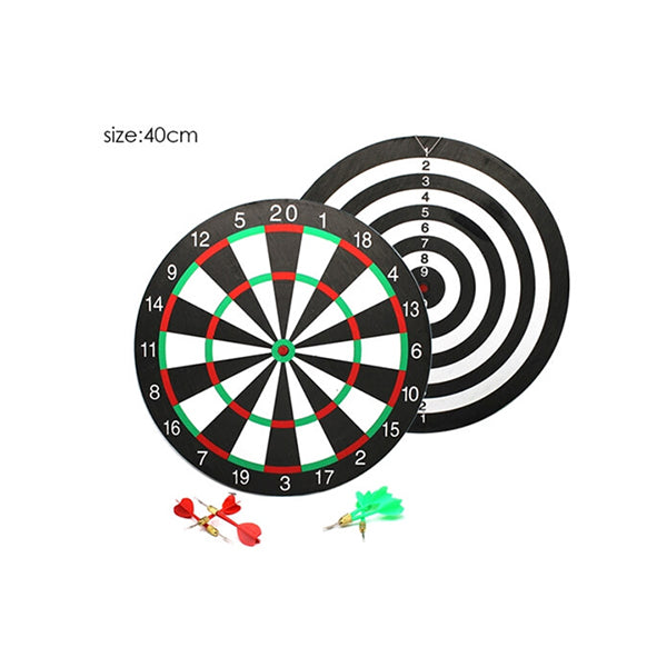 Mobileleb Indoor Games Brand New Dart Board 6 Steel Pins, Double Face, Suitable for Home and Office - 15505