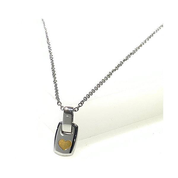 Mobileleb Jewelry Silver / Brand New Pendant Necklace Stainless Steel, 316L, for Women - StaClBs53