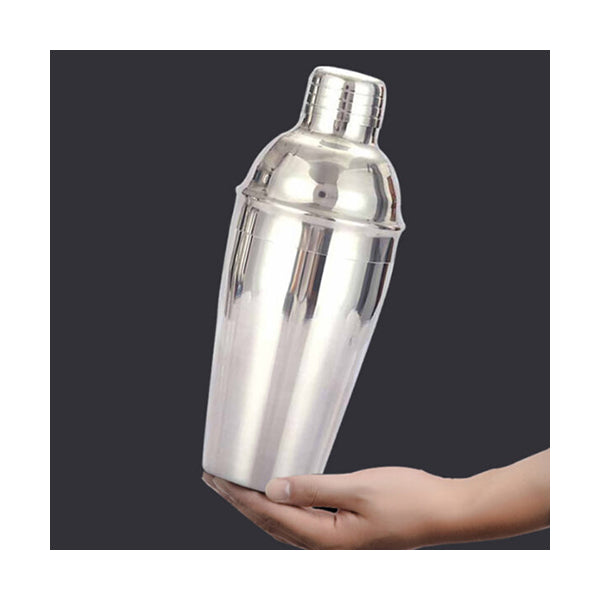 Mobileleb Kitchen & Dining Silver / Brand New 750ml Stainless Steel Cocktail Shaker - 10654