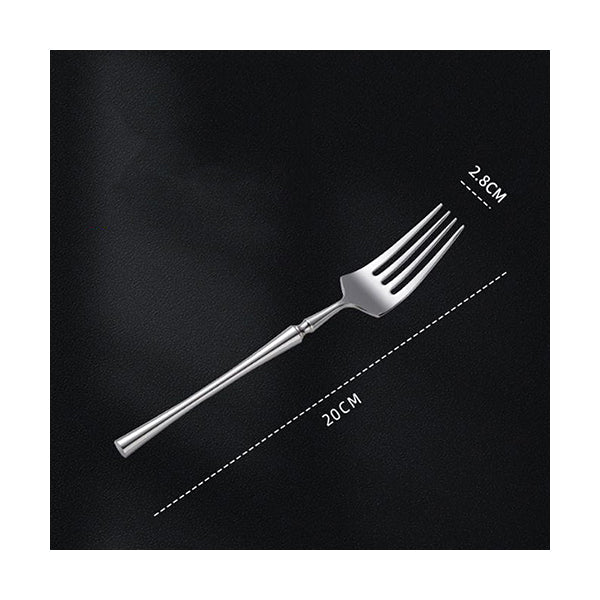 Mobileleb Kitchen & Dining Bamboo Design Fork Knife Spoon Stainless Steel, Available in Many Models - 10725