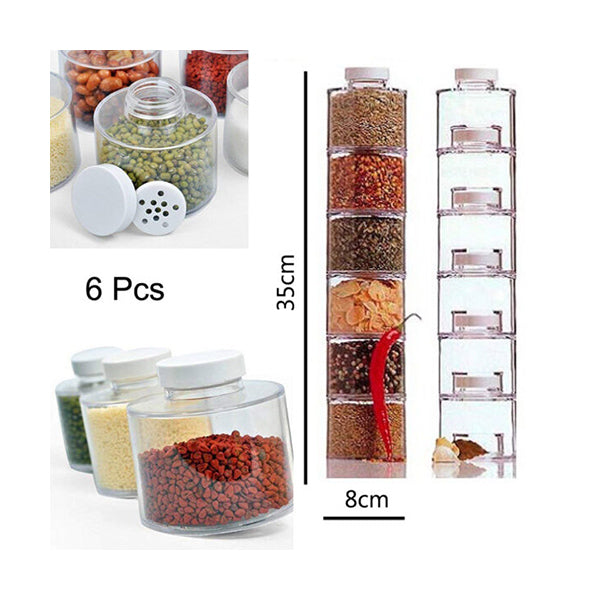 1pc/1 Set, Spices And Seasonings Sets, Revolving Countertop Spice