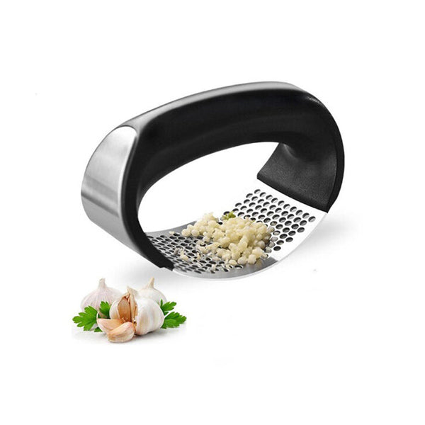 Mobileleb Kitchen & Dining Black / Brand New Cool Gift Stainless Steel Garlic Press Crusher Squeezer