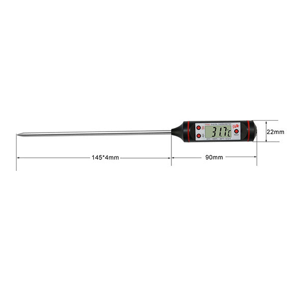 Mobileleb Kitchen & Dining Black / Brand New Digital Food Thermometer - TP3001