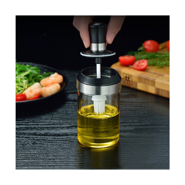Mobileleb Kitchen & Dining Black / Brand New Heavy-duty Cooking Oil Brush Bottle 220 ml - 95041