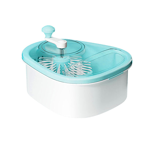 Mobileleb Kitchen & Dining Light Blue / Brand New Large Fruit Washer Spinner with Brush - 10156
