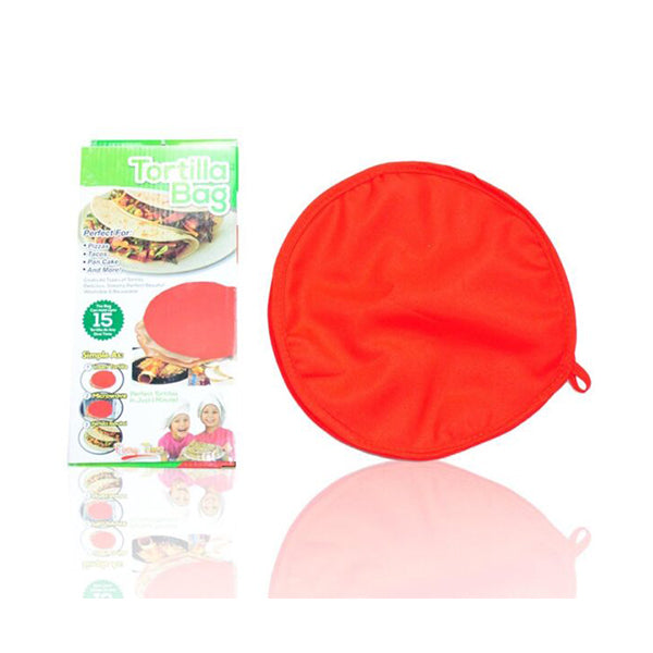 Mobileleb Kitchen & Dining Red / Brand New Tortilla Microwave Bag - 83329