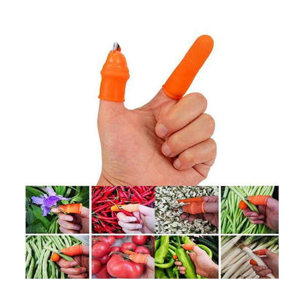 Mobileleb Kitchen & Dining Orange / Brand New Vegetable Finger Peeler - 94820