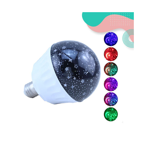 Mobileleb Lighting White / Brand New Star Dream Rotating Projection Bulb Light - 97117