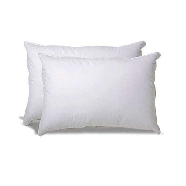 Mobileleb Linens & Bedding White / Brand New 2 Pcs Dacron Pillow 45X70cm 2*550G - 98458