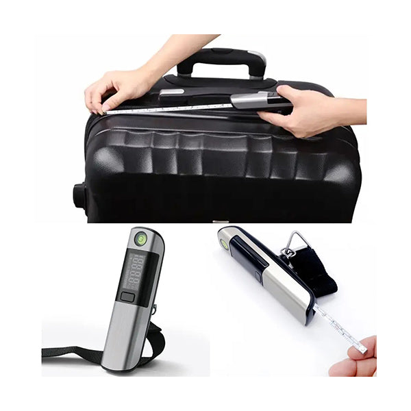 Mobileleb Luggage Accessories Silver / Brand New Constant Digital Luggage Scale with Measuring Tape 50KG - 12193