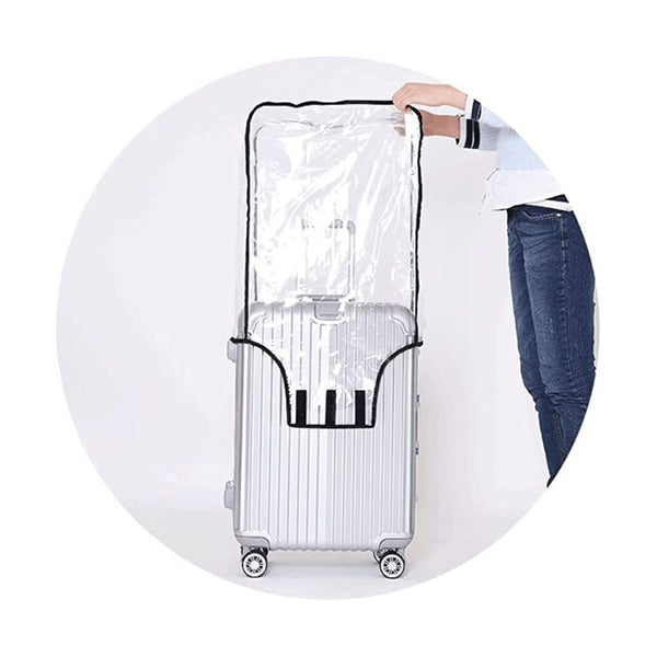 Mobileleb Luggage Accessories Transparent / Brand New PVC Protector Luggage Cover Bag - 24Inch