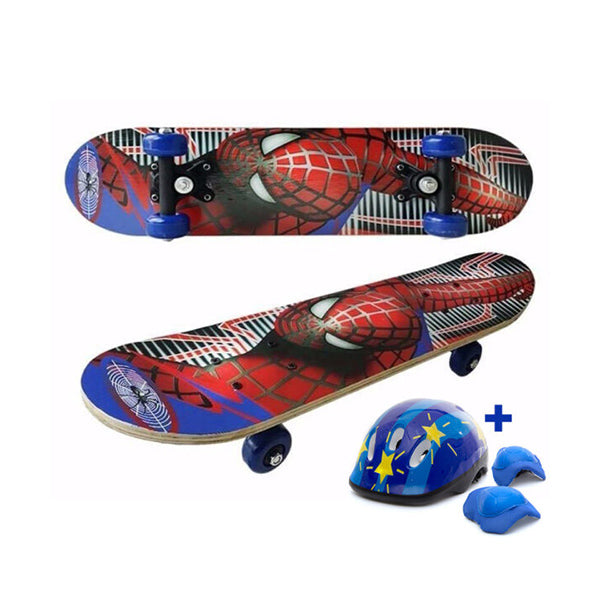 Mobileleb Outdoor Recreation Brand New / Model-1 80cm Skateboard for Children With Safety Kit