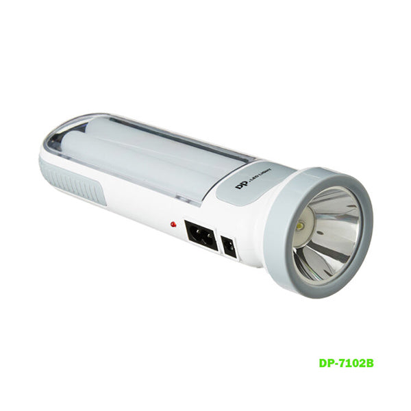 Mobileleb Outdoor Recreation White / Brand New DP-7102B, 6-Watt Emergency Light With Torch