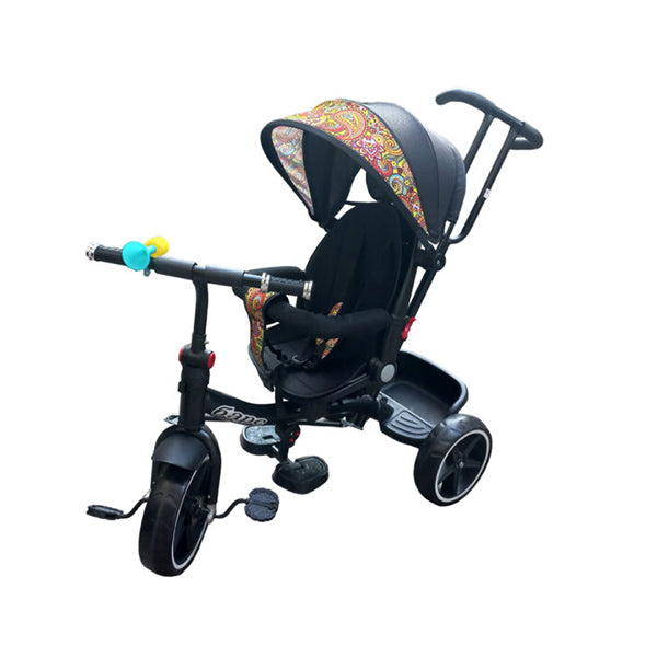 Mobileleb Outdoor Recreation Black / Brand New Elegant Kids Tricycle with Push Bar #13-1