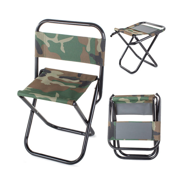 Mobileleb Outdoor Recreation Army Green / Brand New Portable Camping Chair Fishing Hiking Picnic Outdoor - 94981
