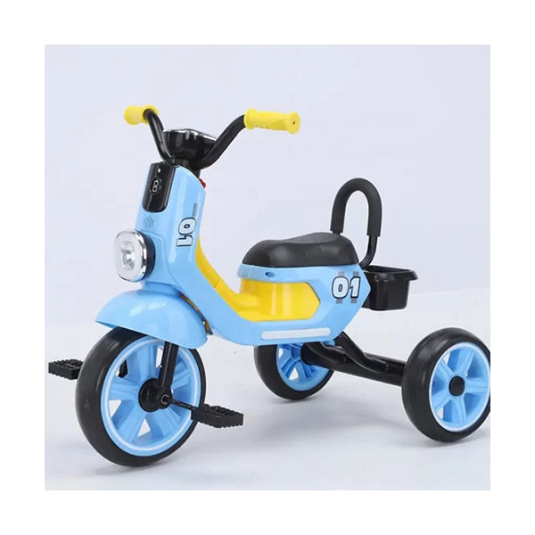 Mobileleb Outdoor Recreation Blue / Brand New Tricycle with Music and Light for Kids - 10141, Available in Different Colors