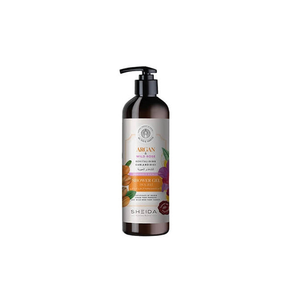 Mobileleb Personal Care Brand New Active Shine Shower Gel - Argan Oil & Wild Rose Water - JT1125AOWRW