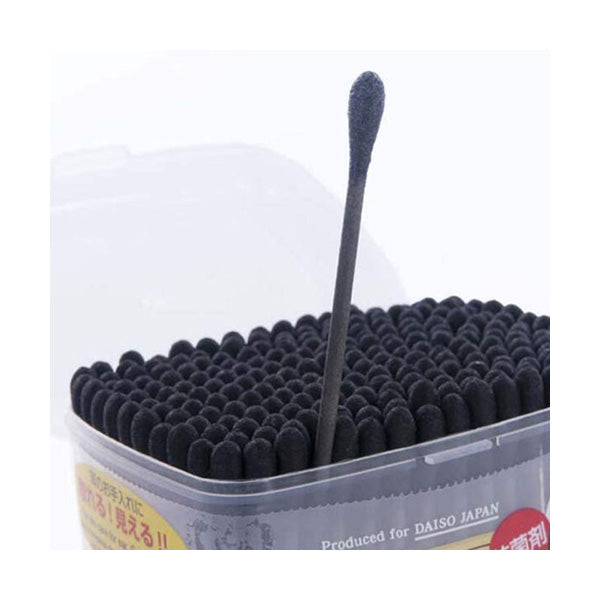 Mobileleb Personal Care Black / Brand New J&S Home, Natural Black Double-Tipped Organic Cotton Buds - 300 Pcs - 98793