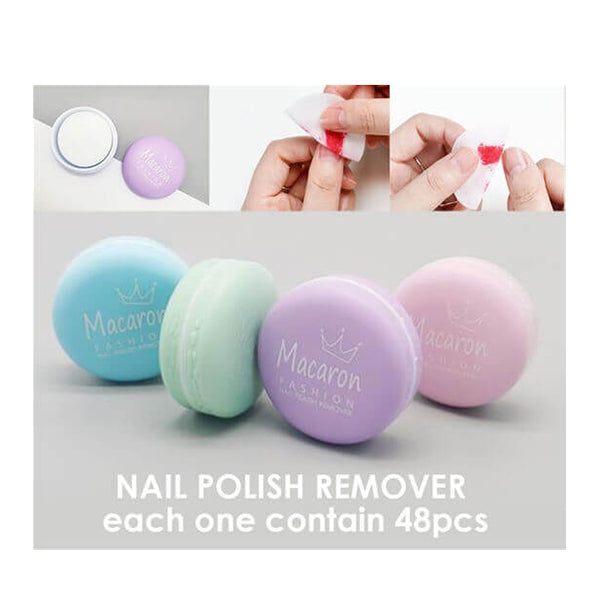 Mobileleb Personal Care Macaron Nail Polish Remover 48pcs , High-quality, Easy to Carry - JT1017