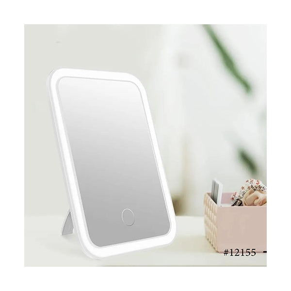 Mobileleb Personal Care White / Brand New Rechargeable LED Makeup Mirror with Touch Screen - 12155