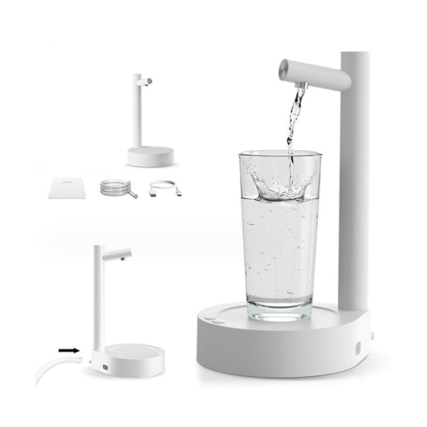 Mobileleb Plumbing White / Brand New Rechargeable Automatic Water Dispenser with Base Charge 7 Levels - 11235