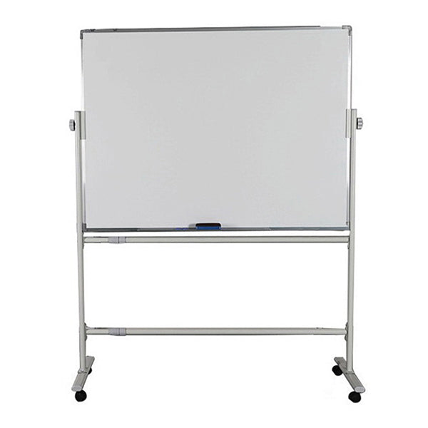 Mobileleb Presentation Supplies White / Brand New Wheeled Stand Whiteboard Magnetic Surface 1.83 x 93 - ODB918