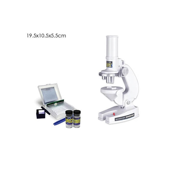 Mobileleb Science & Laboratory White / Brand New Microscope With Light Source, Kids Microscope, Educational Toy - 15449