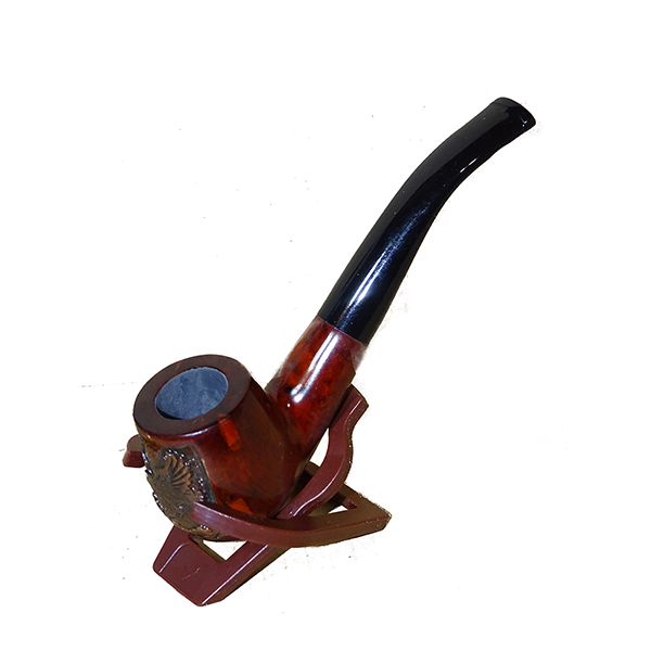 Mobileleb Tobacco Products Brand New / Model-1 Classic Wooden Pipe (Textured Surface)