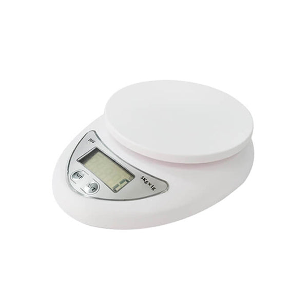 Mobileleb Tools White / Brand New Digital Round Kitchen Scale With Bowl, Kitchen Scale Salter - 14001