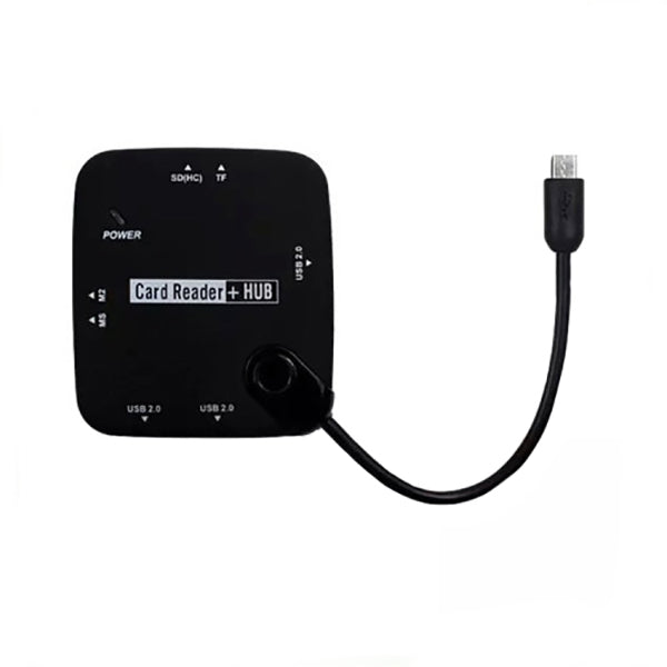 Oleiti Electronics Accessories Black / Brand New Oleiti All-in-One Memory Card Reader Hub for SDHC, MMC, TF, M2, MICRO SD, MS - CM88