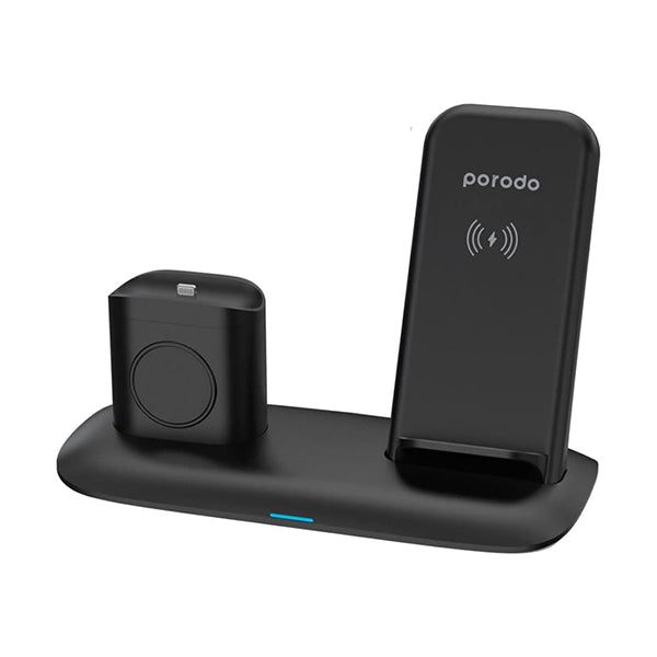 Porodo PD W02 BK Wireless Charging Station Type C Price in Lebanon Mobileleb