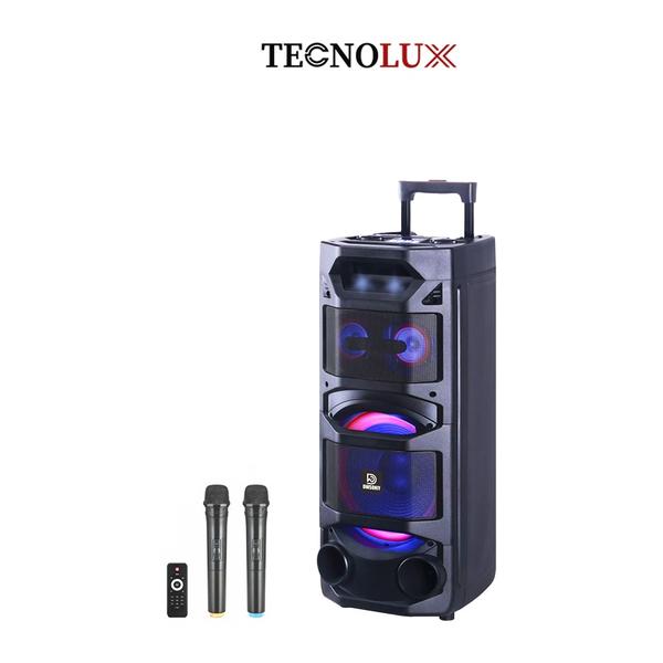 TechnoLux Audio TECNOLUX Speaker DW-H213 "EXTRABASS" Two Wireless Microphones