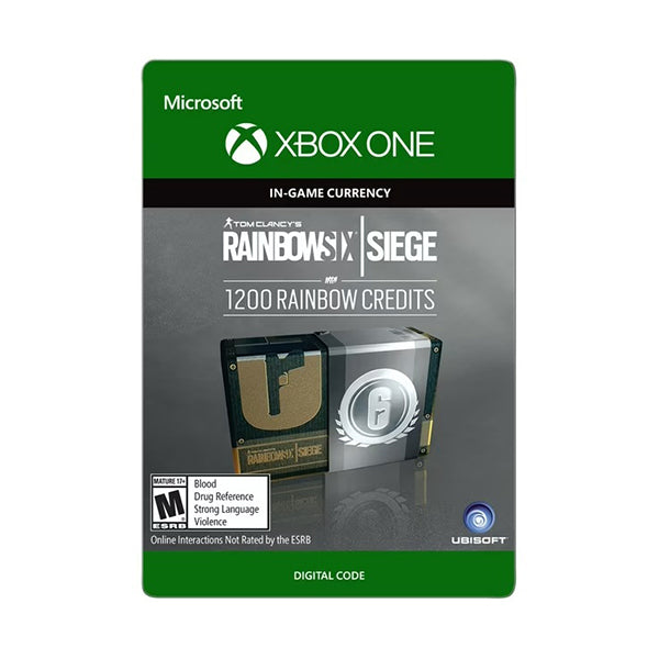 Tom Clancy's Rainbow Six Digital Currency Tom Clancy's Rainbow Six Siege Currency Pack 1200 Rainbow Credits - Xbox