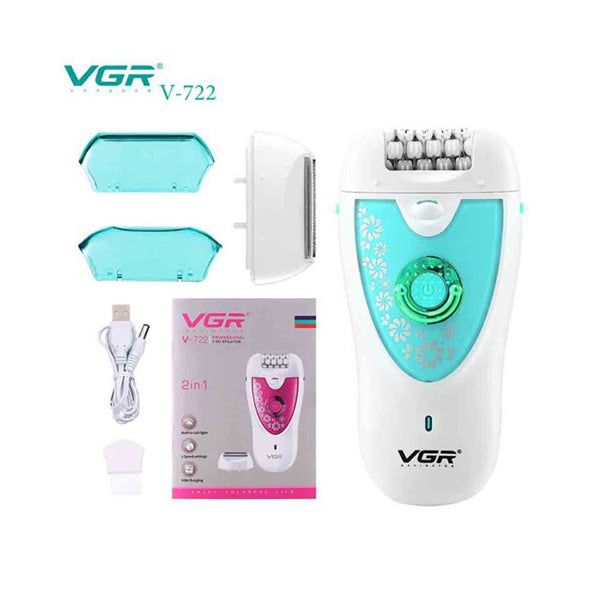 Vgr Personal Care Green / Brand New VGR V-722, Lady Epilator Facial Body Armpit Hair Removal Tool - 97158