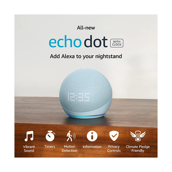 Echo Dot 5th Gen, 2022 release with clock Price In Lebanon – Mobileleb