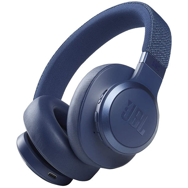 JBL Headsets & Earphones Blue / Brand New / 1 Year JBL Live 660NC - Wireless Over-Ear Noise Cancelling Headphones with Long Lasting Battery and Voice Assistant