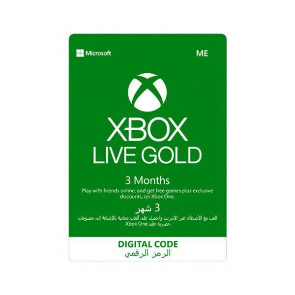Xbox Live Gold Membership Xbox One Monthly Subscription Xbox One
