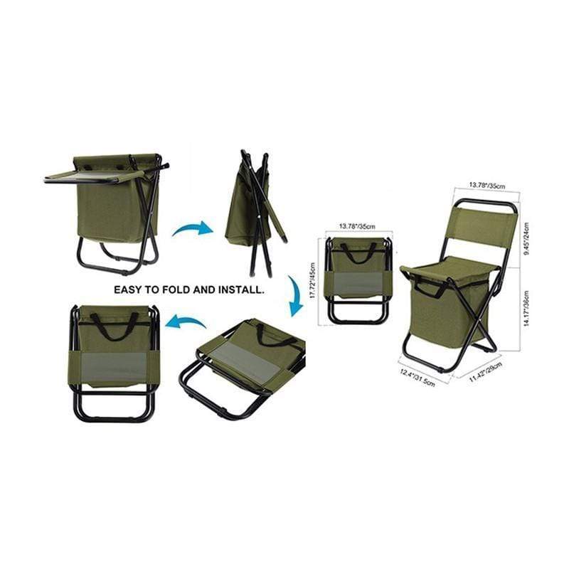 Foldable Portable Chair With Cooler Thermal Bag Price In Lebanon