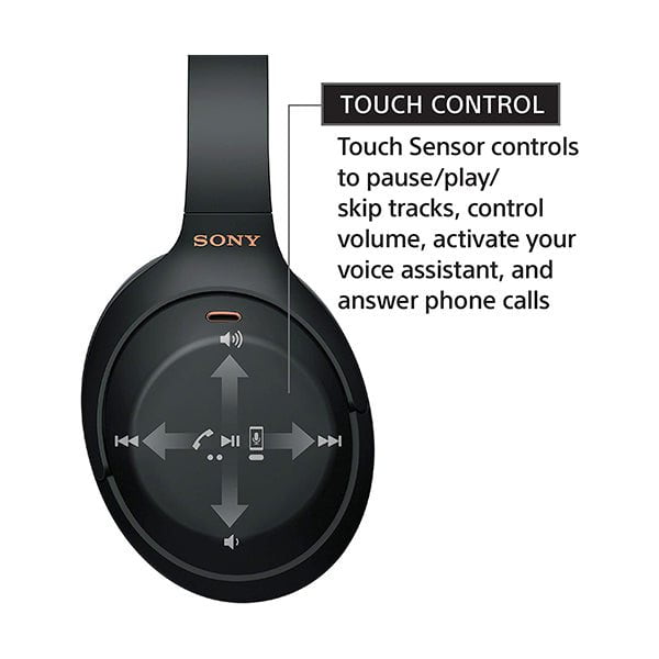  Sony WH-1000XM5 Noise-Canceling Wireless Over-Ear Headphones  (Black), 30 Hours Playback Time, Hands-Free Calling, Alexa Voice Control -  Kit with Charging Cube : Electronics