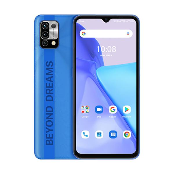 Umidigi Mobile Phone Sapphire Blue / Brand New / 1 Year Umidigi Power 5, 4GB/128GB, 6.53" HD Screen, Octa core CPU, Triple Rear Cam 16MP + 8MP + 5MP, Selfie Cam 8MP, Fingerprint (side-mounted)