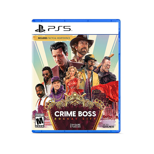 505 Games PS5 DVD Game Brand New Crime Boss: Rockay City - PS5