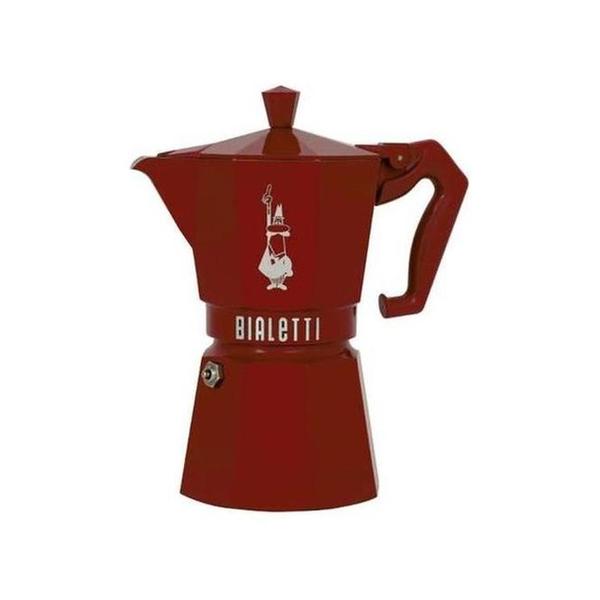 Bialetti Kitchen & Dining Bialetti 9056 Moka Exclusive Red 6 Cups Coffee Maker,BIA0009056