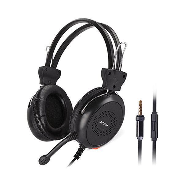 A4Tech Audio Black / Brand New A4Tech, Comfort Fit Stereo Wired Headset - HS-30i
