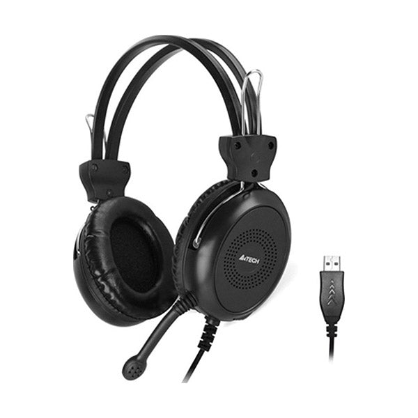 A4Tech Audio Black / Brand New A4tech, ComfortFit Stereo USB Headset - HU-30