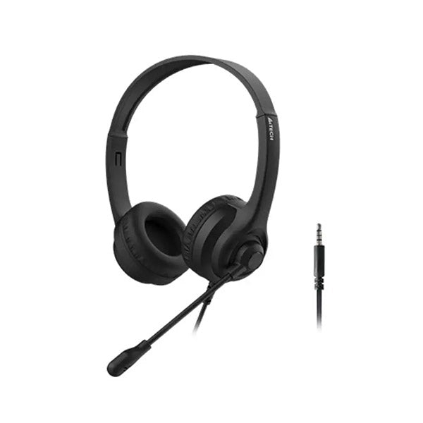 A4Tech Audio Black / Brand New A4Tech, Headset With MIC, One Jack - HS-8I