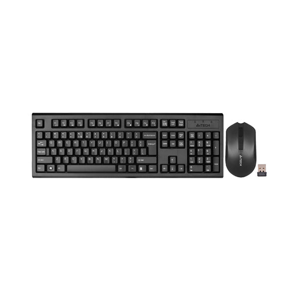 A4Tech Electronics Accessories Black / Brand New A4Tech, Wireless Keyboard & Mouse Combo 3000N