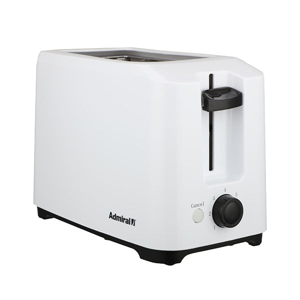 Admiral Kitchen & Dining White / Brand New Admiral 2 Slice Toaster ADBK2TB